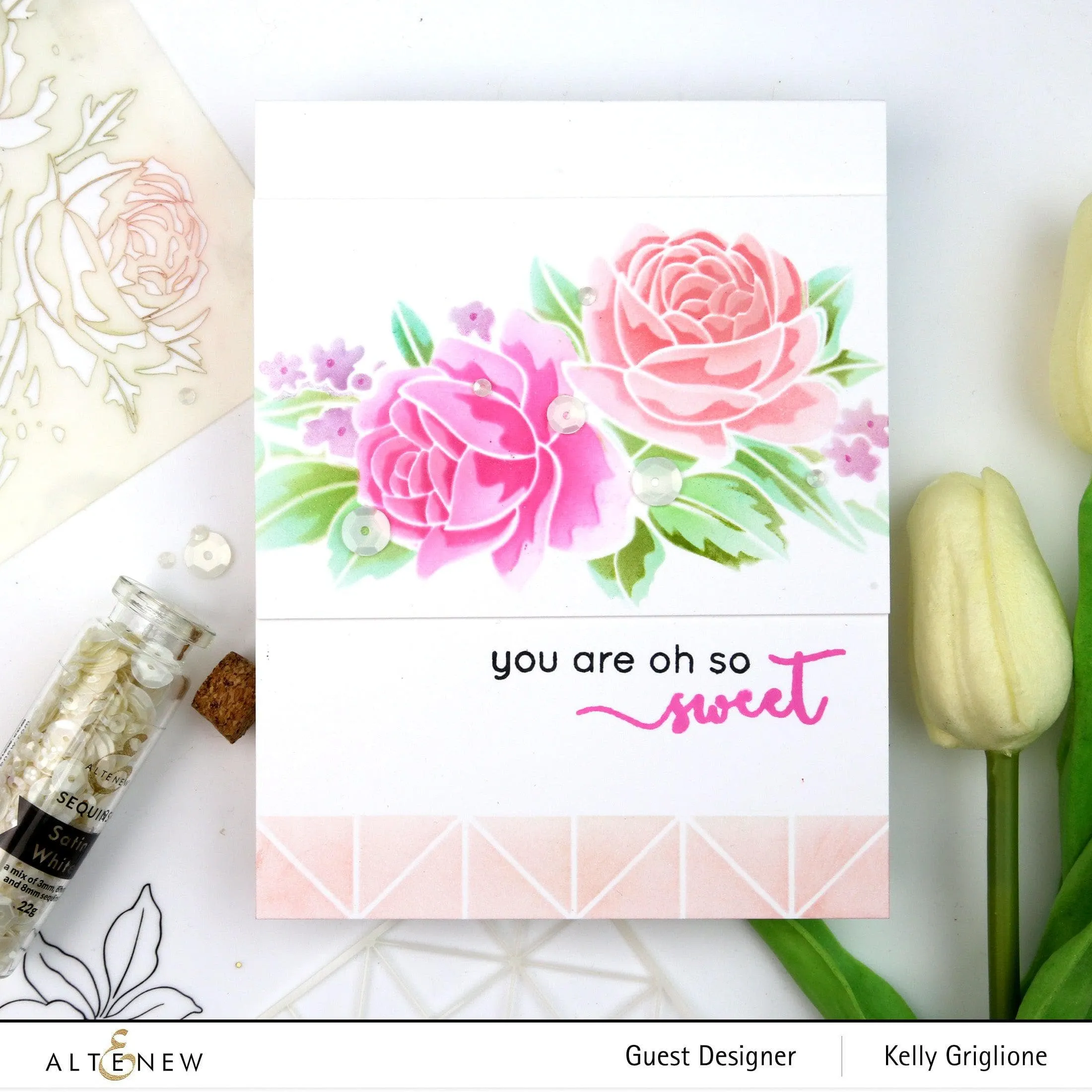 Sweet Spring Stencil