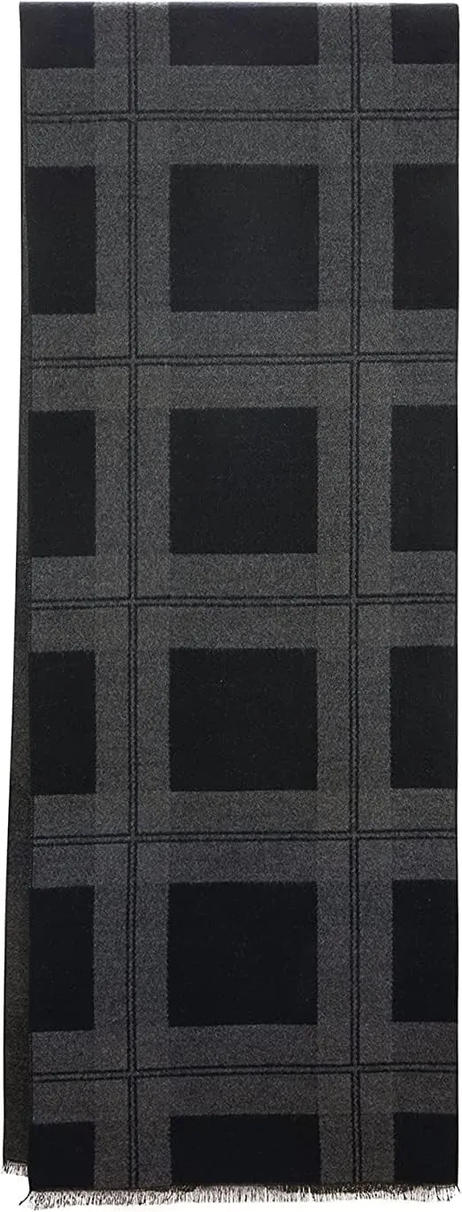 Zando Men Winter Cashmere Scarf for Cold Weather - Soft, Warm Scarves in Bulk