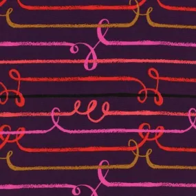 Zipline Rayon in Purple - Honeymoon by Sarah Watts